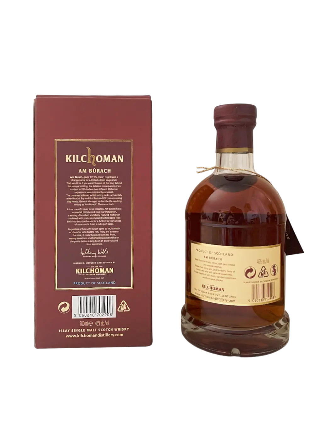Kilchoman Islay single malt Scotch whisky Am Bùrach limited 2020 Edition