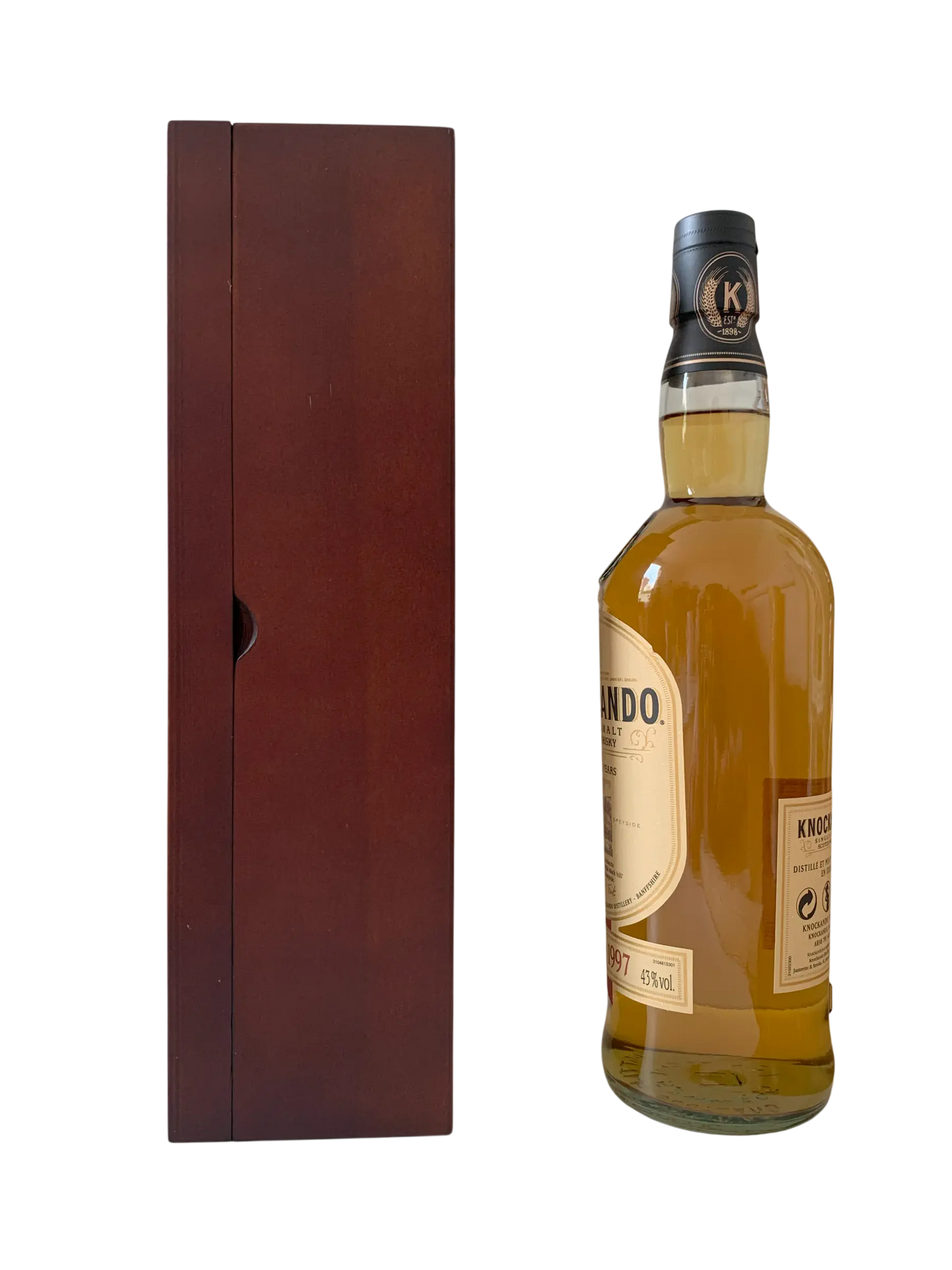 Knockando single malt Scotch whisky aged 12 years distilled in 1997