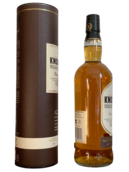 knockando single malt Scotch whisky richly matured aged 15 years distilled in 2005 bottled in 2020