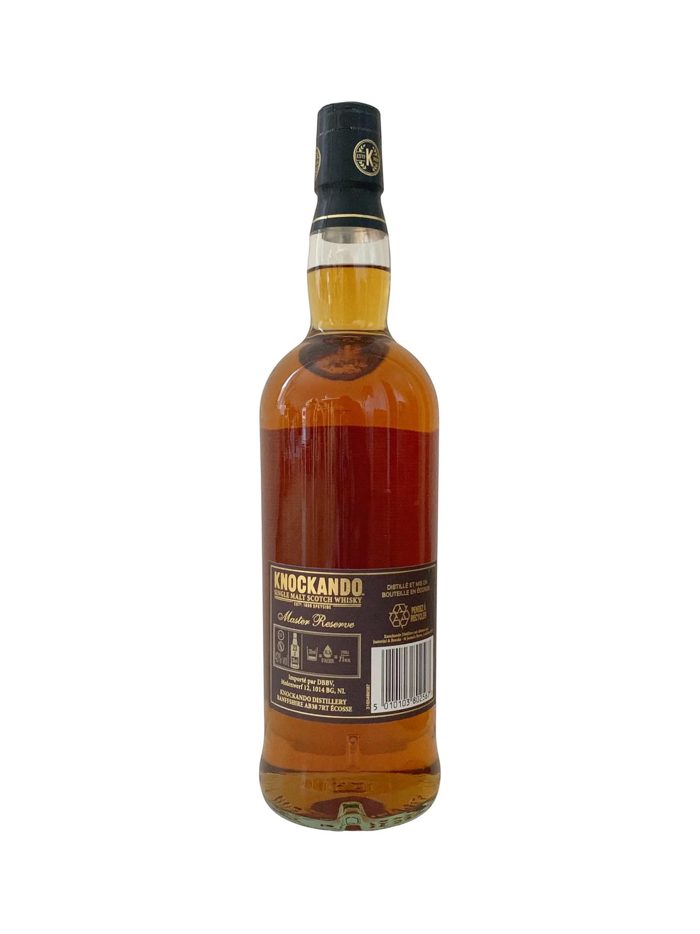 knockando single malt Scotch whisky Master Reserve aged 21 years
