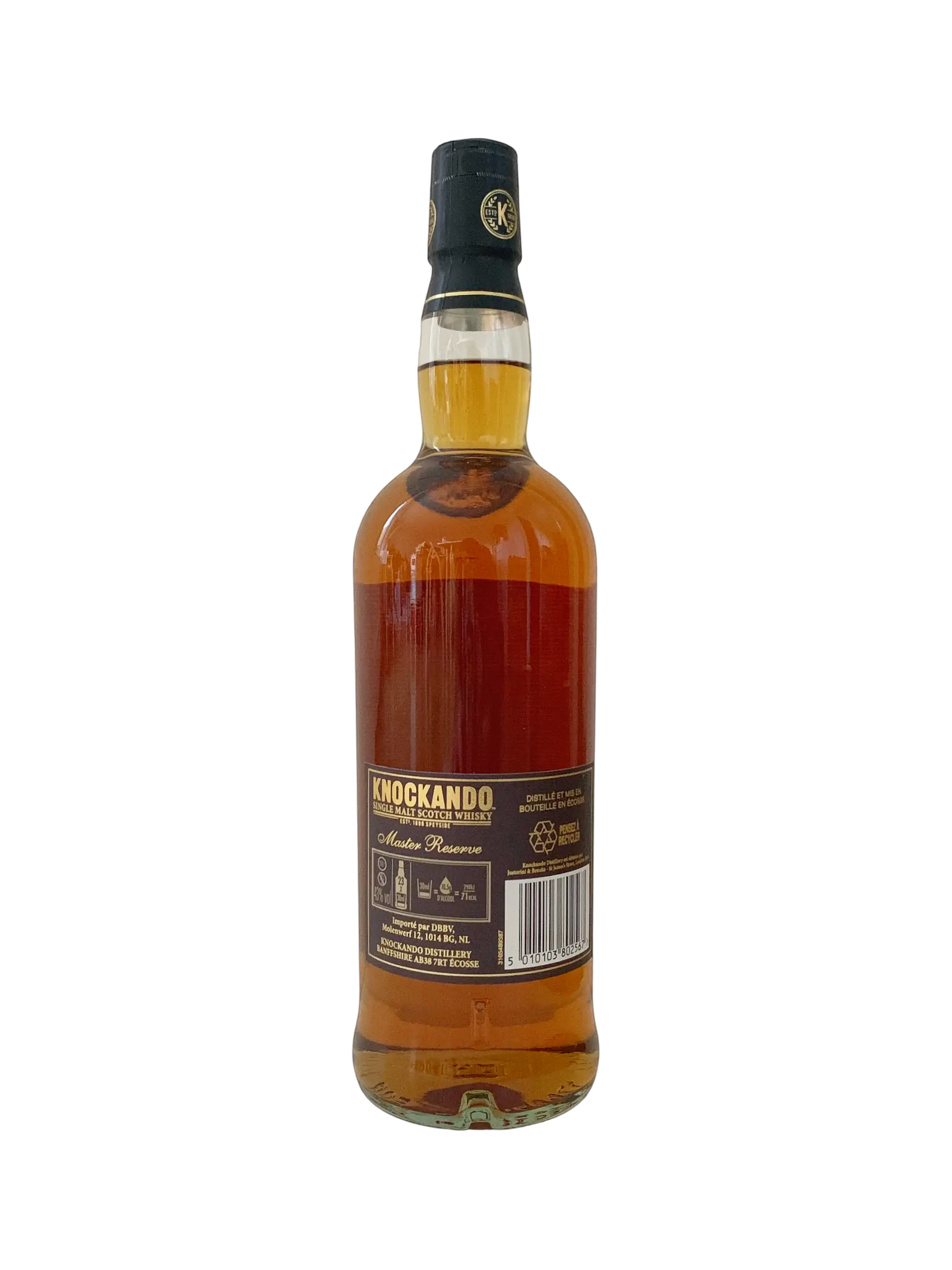 knockando single malt Scotch whisky Master Reserve aged 21 years