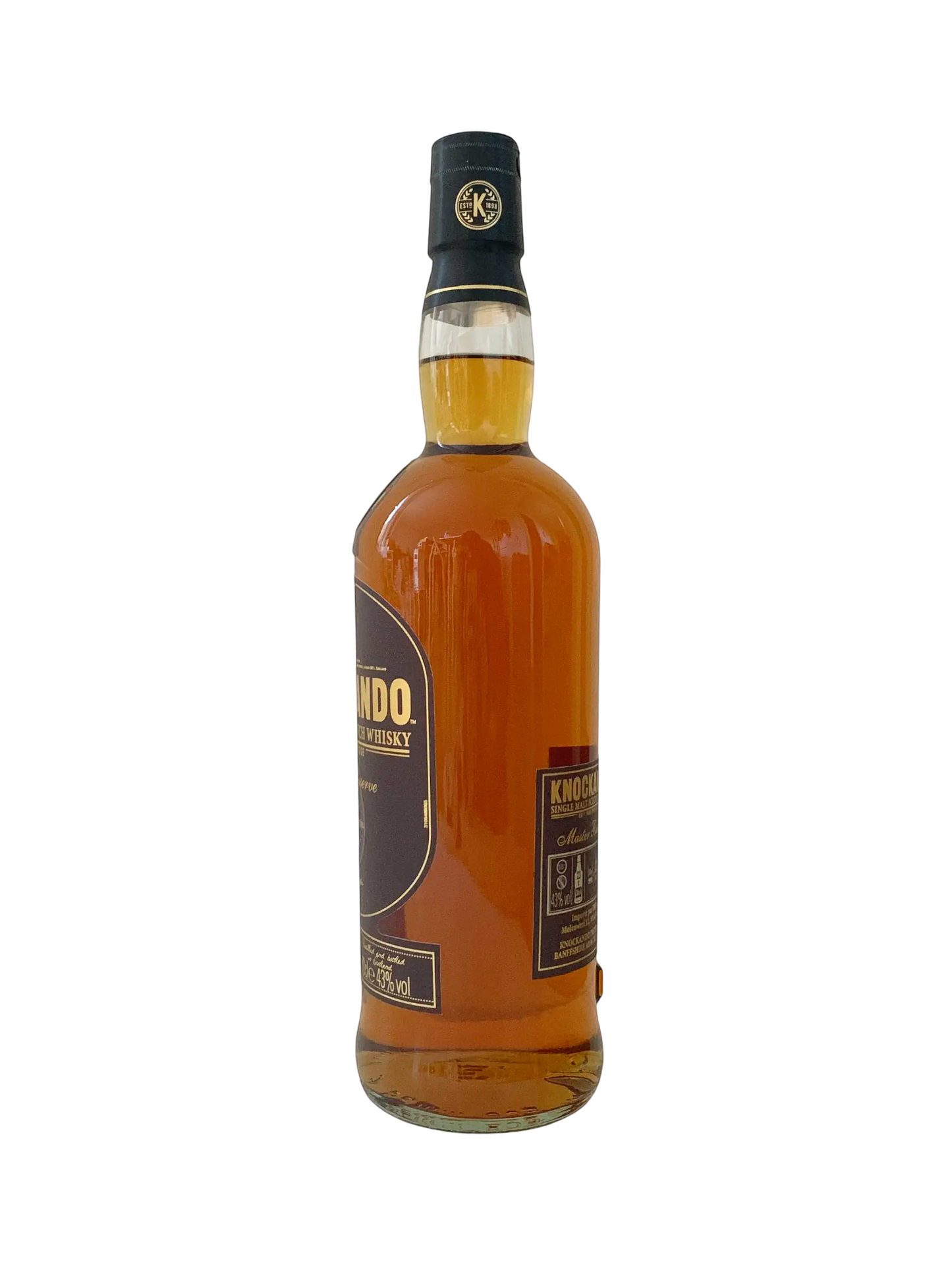 knockando single malt Scotch whisky Master Reserve aged 21 years