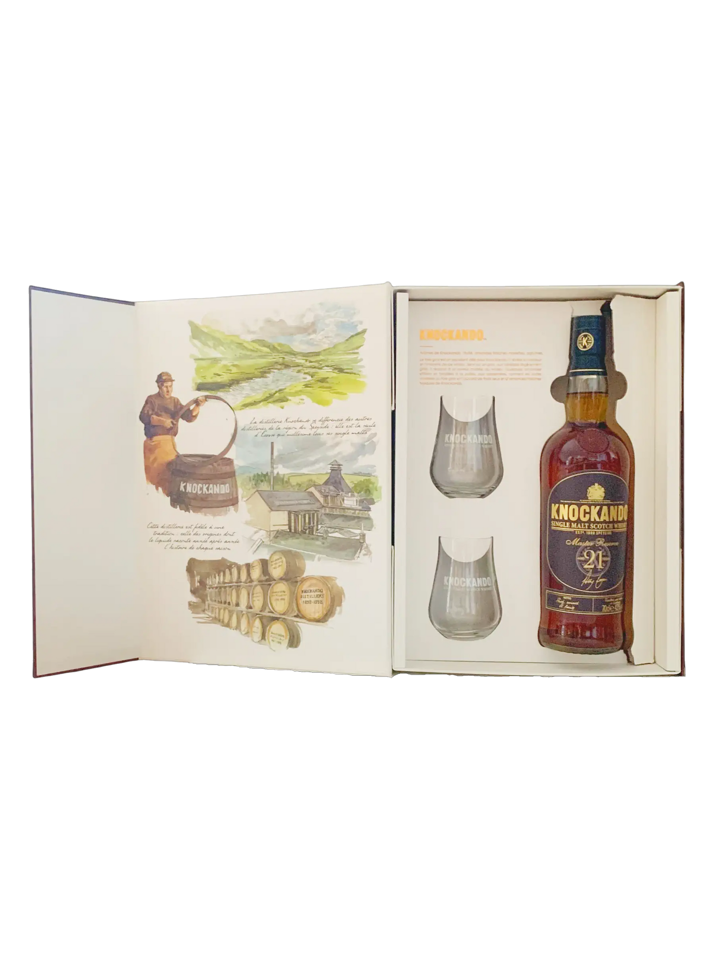 knockando single malt Scotch whisky Master Reserve aged 21 years