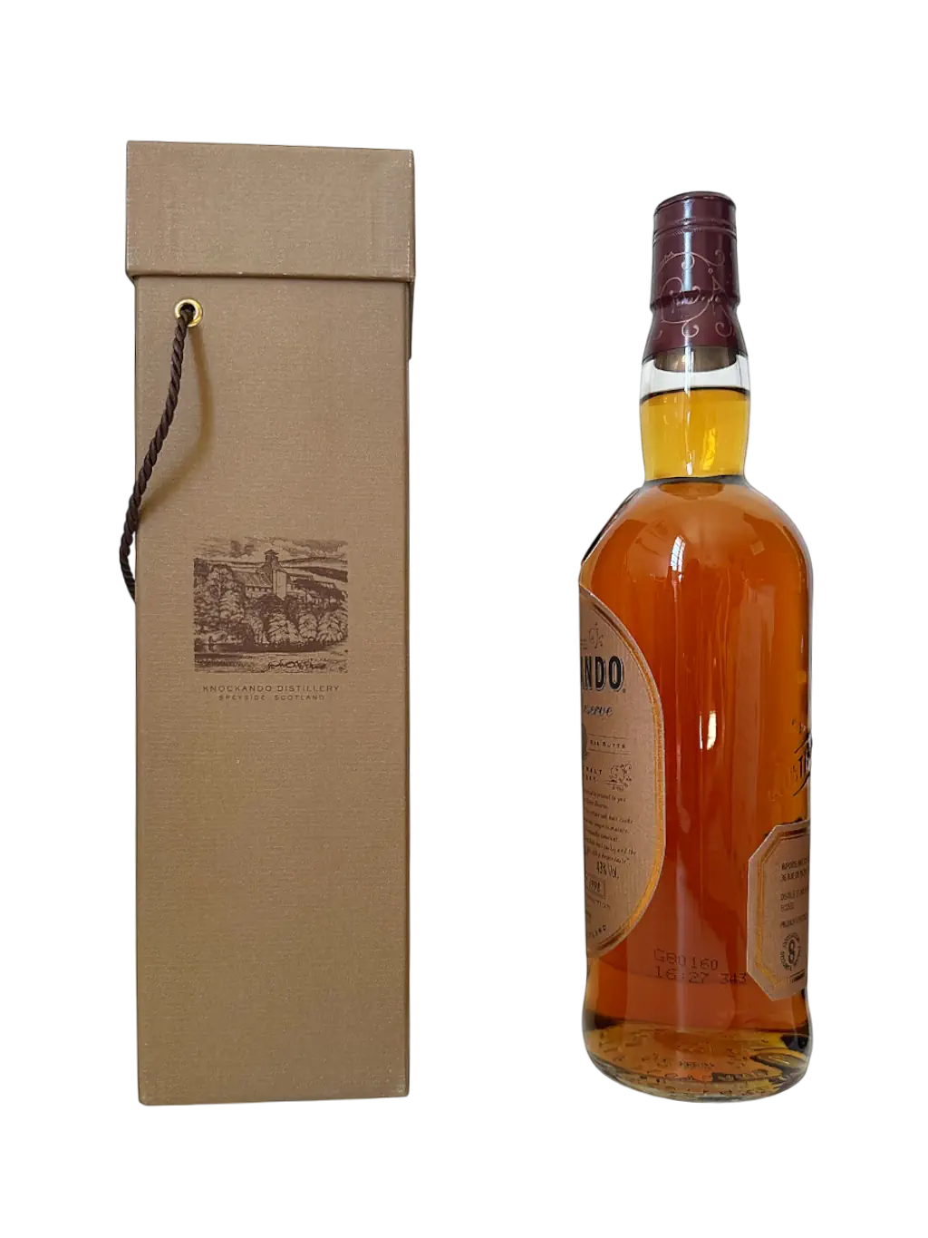 Knockando Master Reserve pure single malt Scotch whisky distilled in 1977 bottled in 1998 aged 21 years
