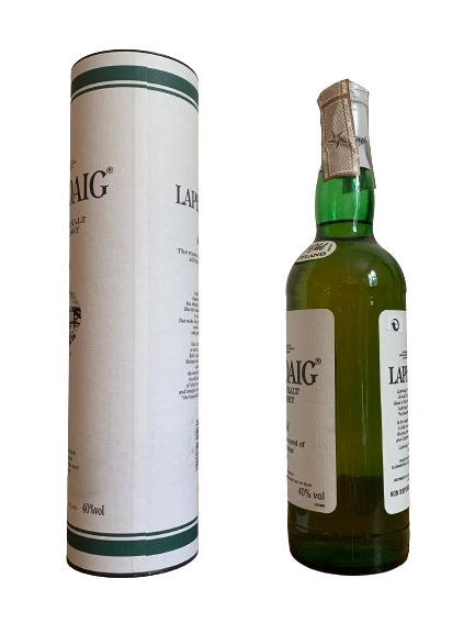 Laphroaig Single Islay Malt Scotch Whisky 10 years old Distribuito da Allied Domecq Italia