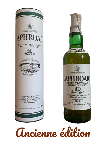 Laphroaig Single Islay Malt Scotch Whisky 10 years old Distribuito da Allied Domecq Italia