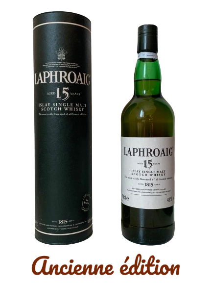 Laphroaig Islay single malt Scotch whisky aged 15 years