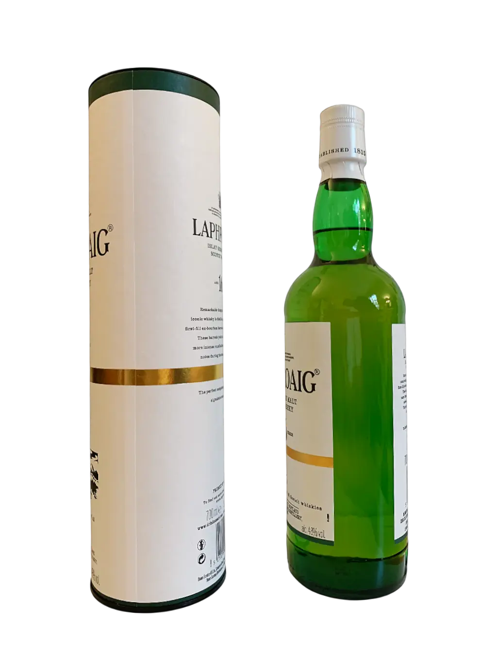 Laphroaig Islay single malt Scotch whisky aged 16 years