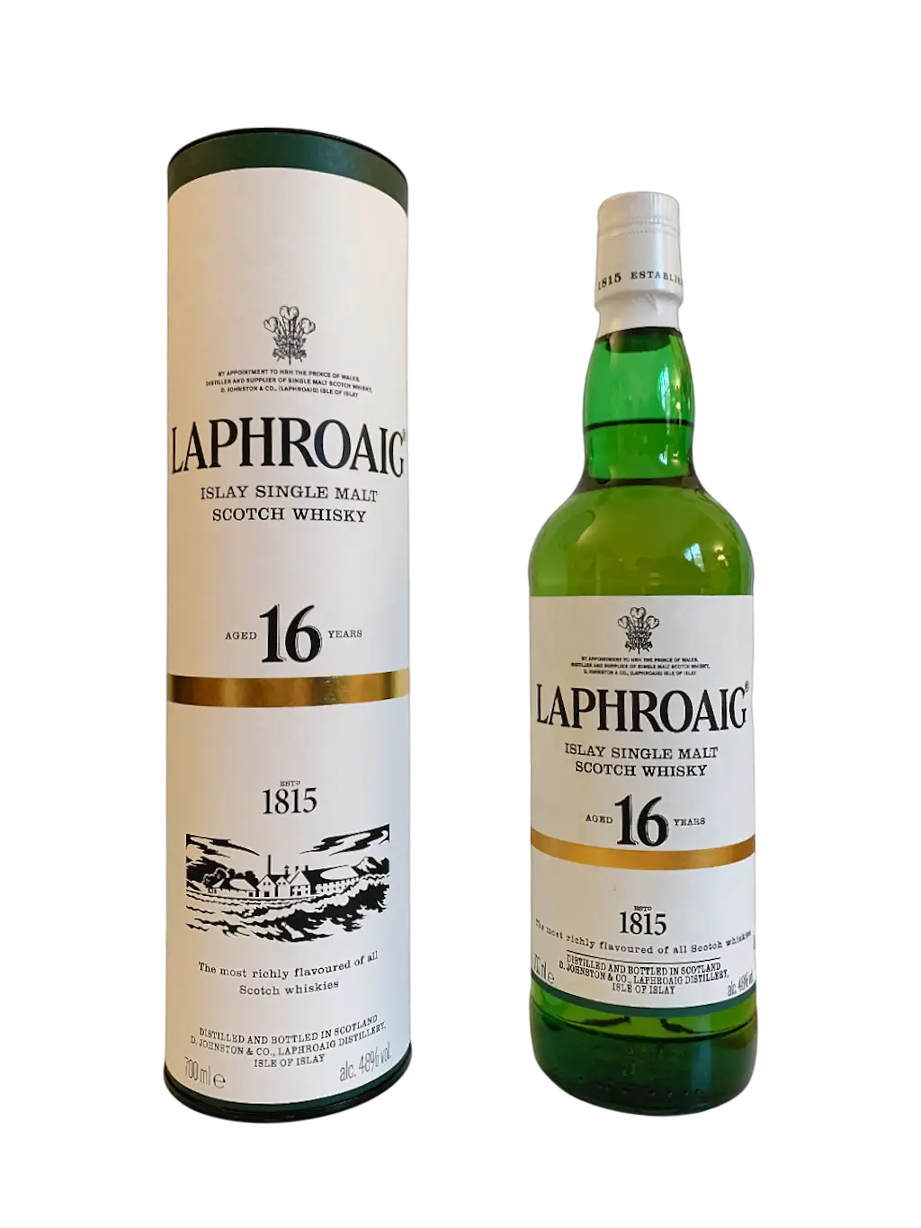 Laphroaig Islay single malt Scotch whisky aged 16 years