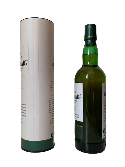 Laphroaig Islay single malt Scotch whisky aged 18 years. The most richly flavoured of all Scotch whiskies.