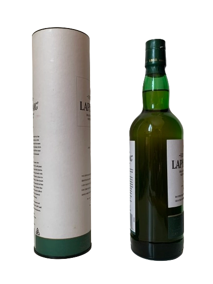 Laphroaig Islay single malt Scotch whisky aged 18 years. The most richly flavoured of all Scotch whiskies.