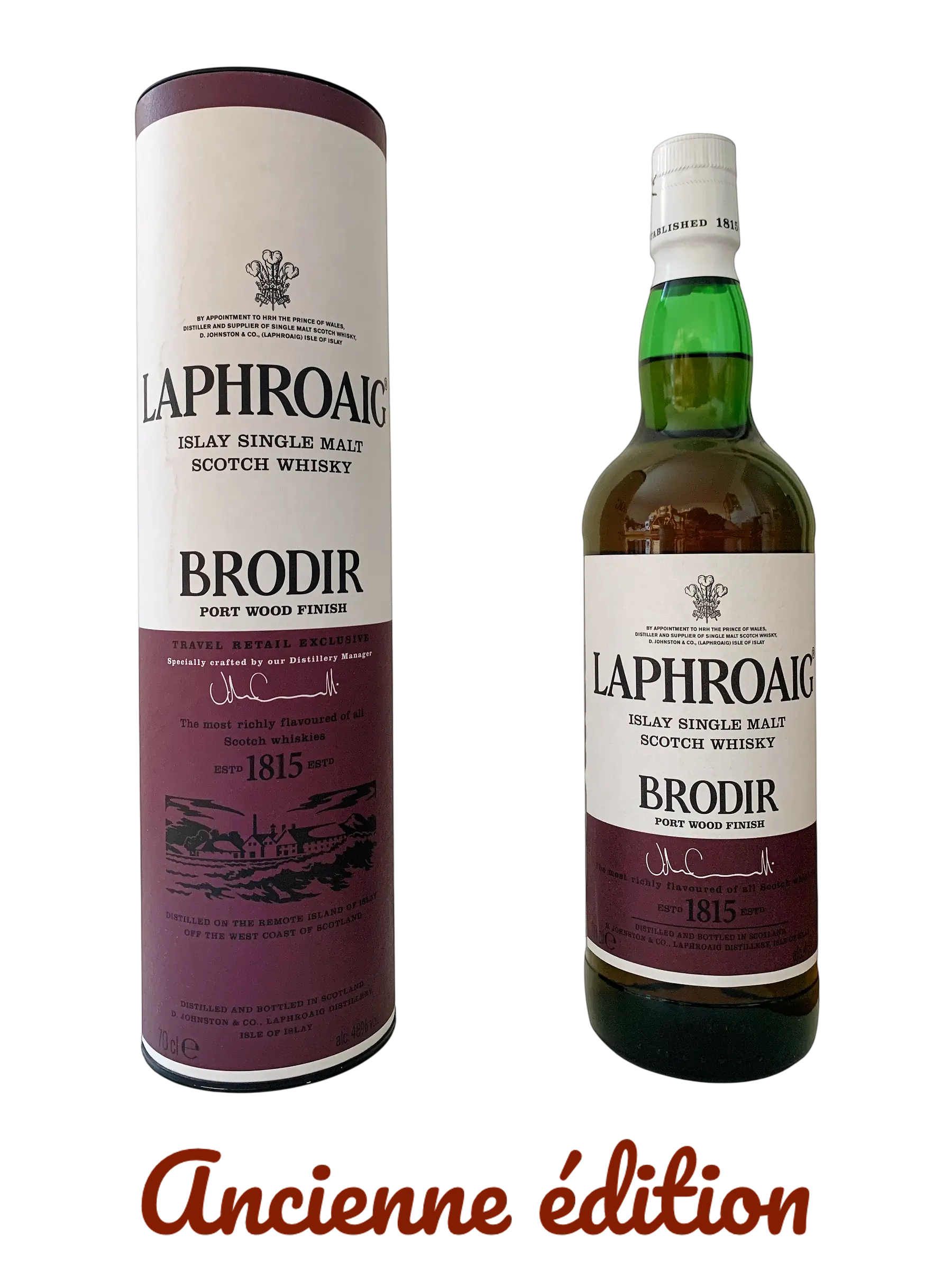 Laphroaig Islay single malt Scotch whisky Brodir Port Wood Finish Travel Retail Exclusive