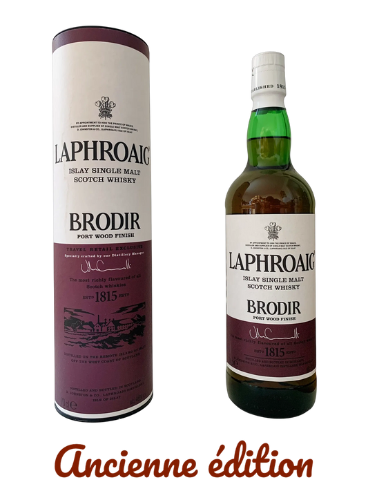 Laphroaig Islay single malt Scotch whisky Brodir Port Wood Finish Travel Retail Exclusive