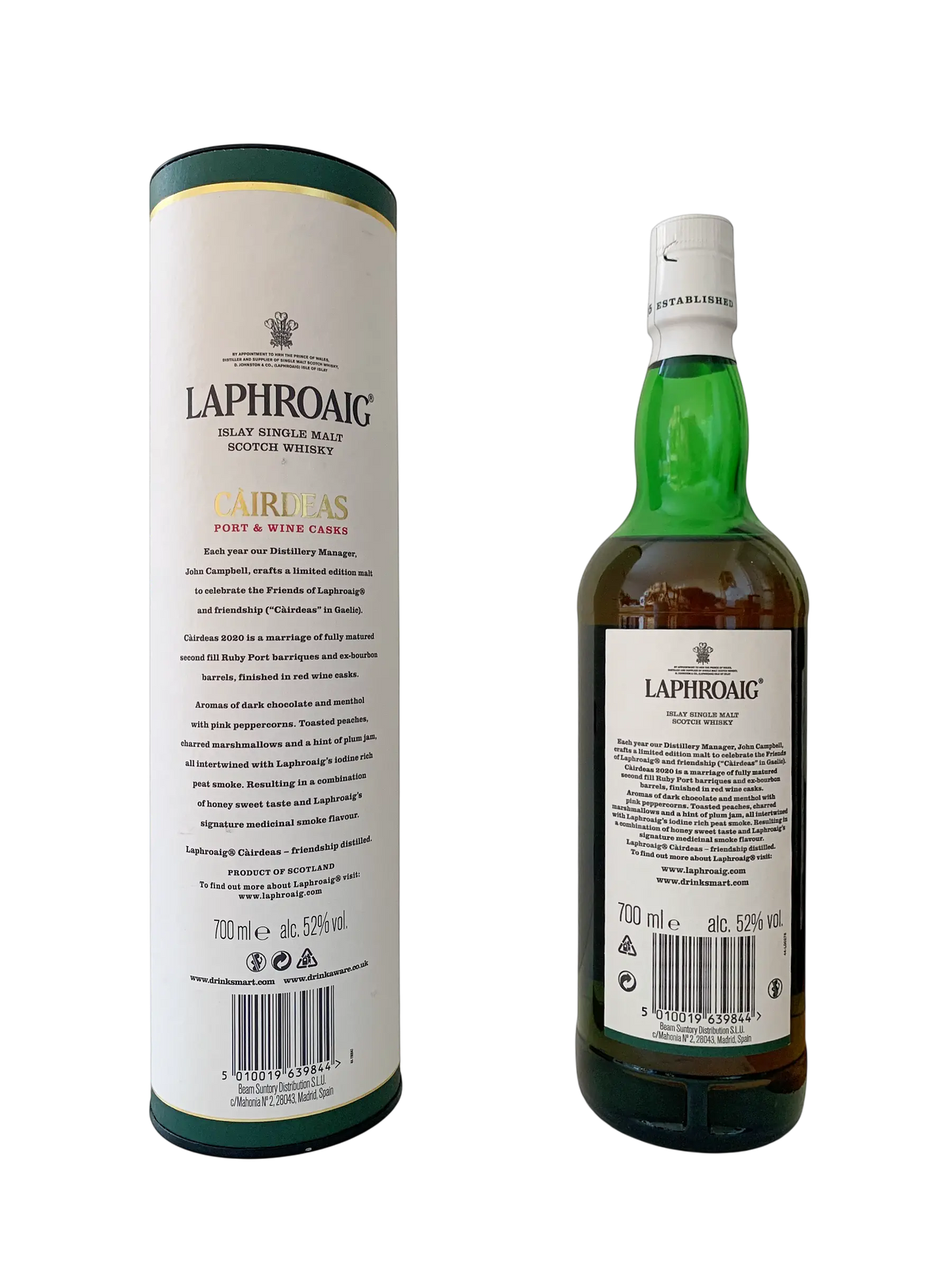Laphroaig Islay single malt Scotch whisky Cairdeas 2020 Port & Wine Casks