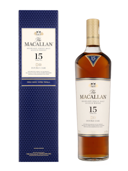 The Macallan Highland single malt Scotch whisky 15 years old double cask