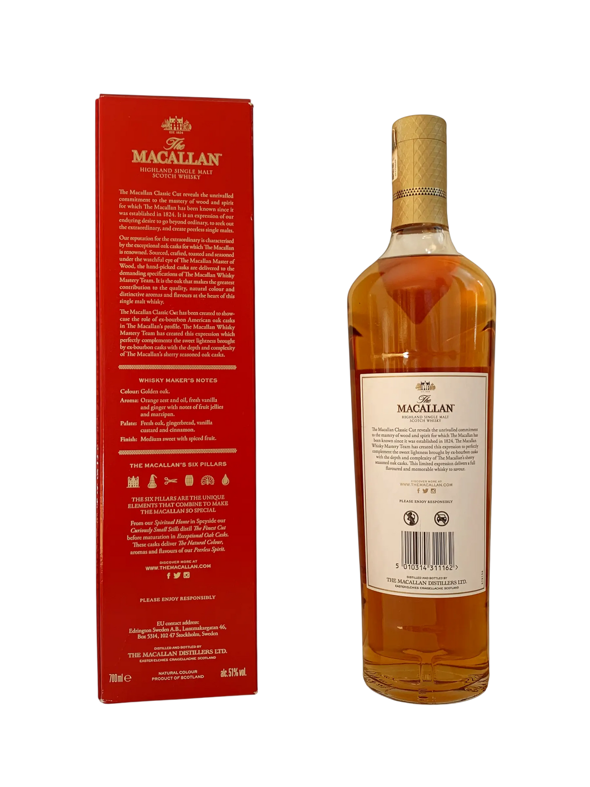 The Macallan Highland single malt Scotch whisky Classic Cut 2021