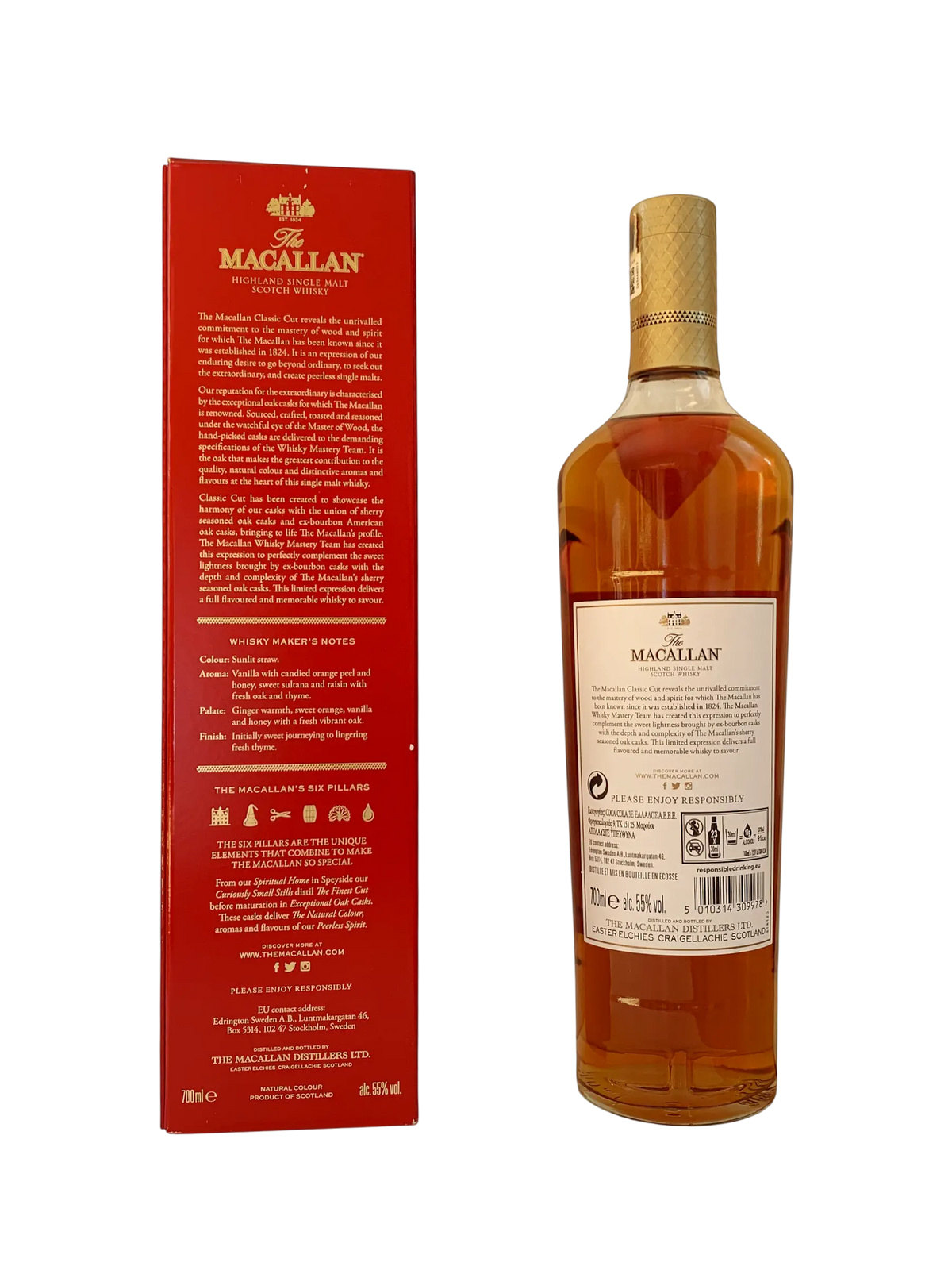 The Macallan Highland single malt Scotch whisky Classic Cut Limited 2020 Edition