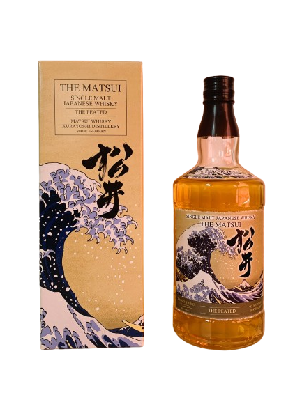 Single malt Japanese whisky The Matsui The Peated distilled and aged at Kurayoshi distillery 