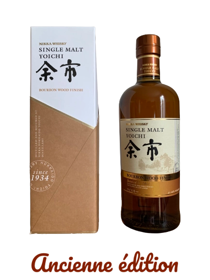 Nikka Whisky Japanese Single Malt Yoichi Bourbon Wood Finish Bottled in 2018