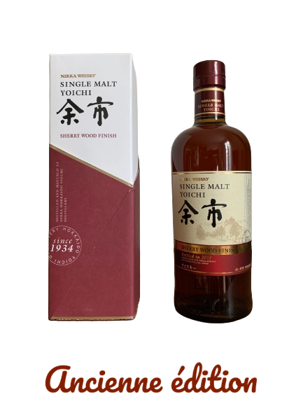 Nikka Japanese Whisky Single Malt Yoichi Sherry Wood Finish Bottled in 2018