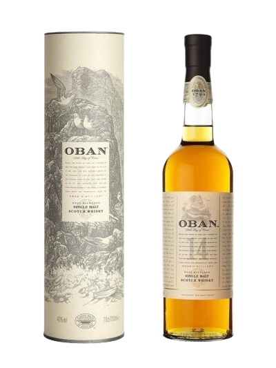 Oban single malt Scotch whisky aged 14 years