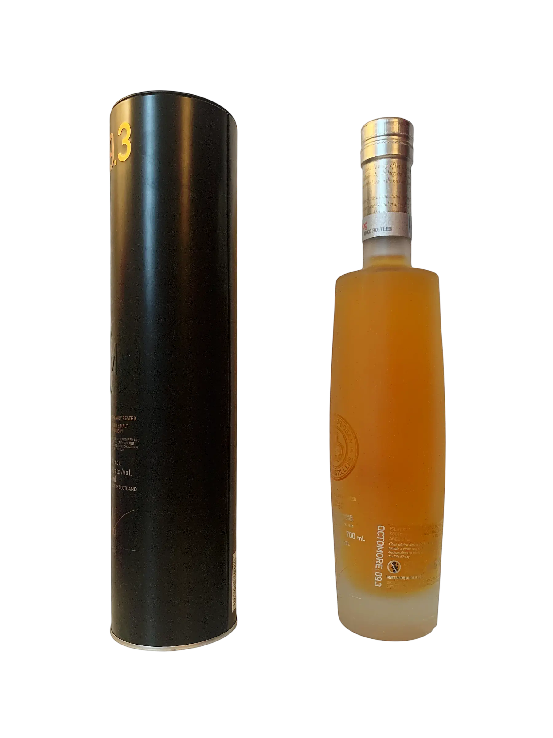 Super heavily peated Islay single malt Scotch whisky Octomore 09.3 Dialogos