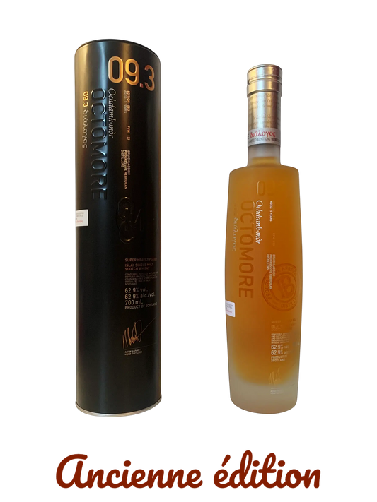 Super heavily peated Islay single malt Scotch whisky Octomore 09.3 Dialogos
