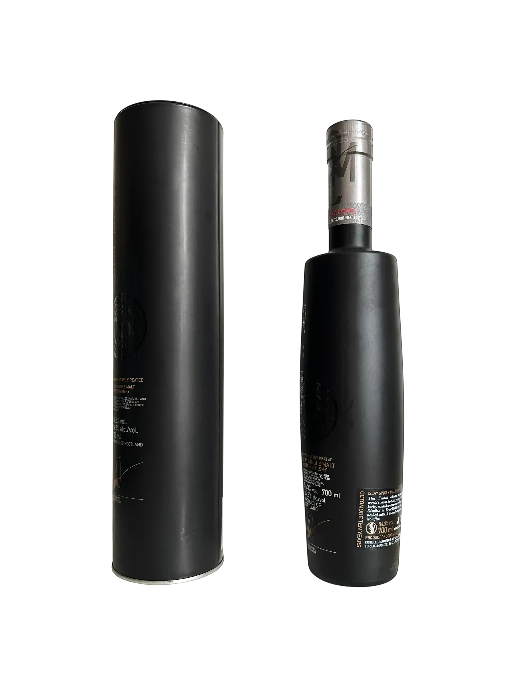 Octomore Islay single malt Scotch whisky 10 years limited edition distilled in 2009