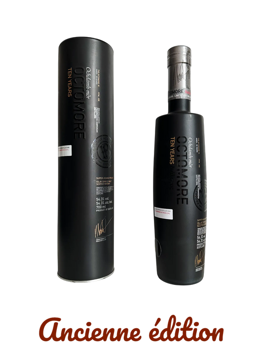 Octomore Islay single malt Scotch whisky 10 years limited edition distilled in 2009