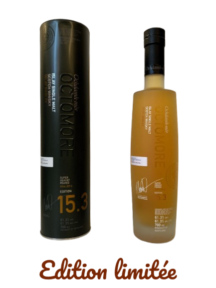 Octomore Islay single malt Scotch whisky Islay Barley 15.3 2024 limited release