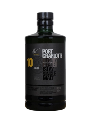 Port Charlotte Heavily Peated Islay single malt 10 ans