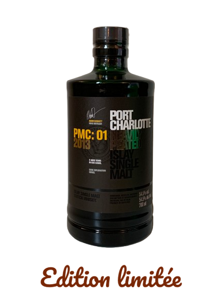 Port Charlotte heavily peated Islay single malt whisky PMC: 01 2013 Cask Exploration Series