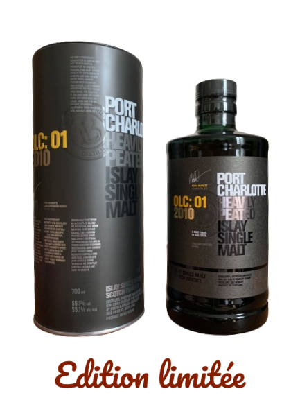 Port Charlotte Heavily Peated Islay Single Malt OLC:01 2010 