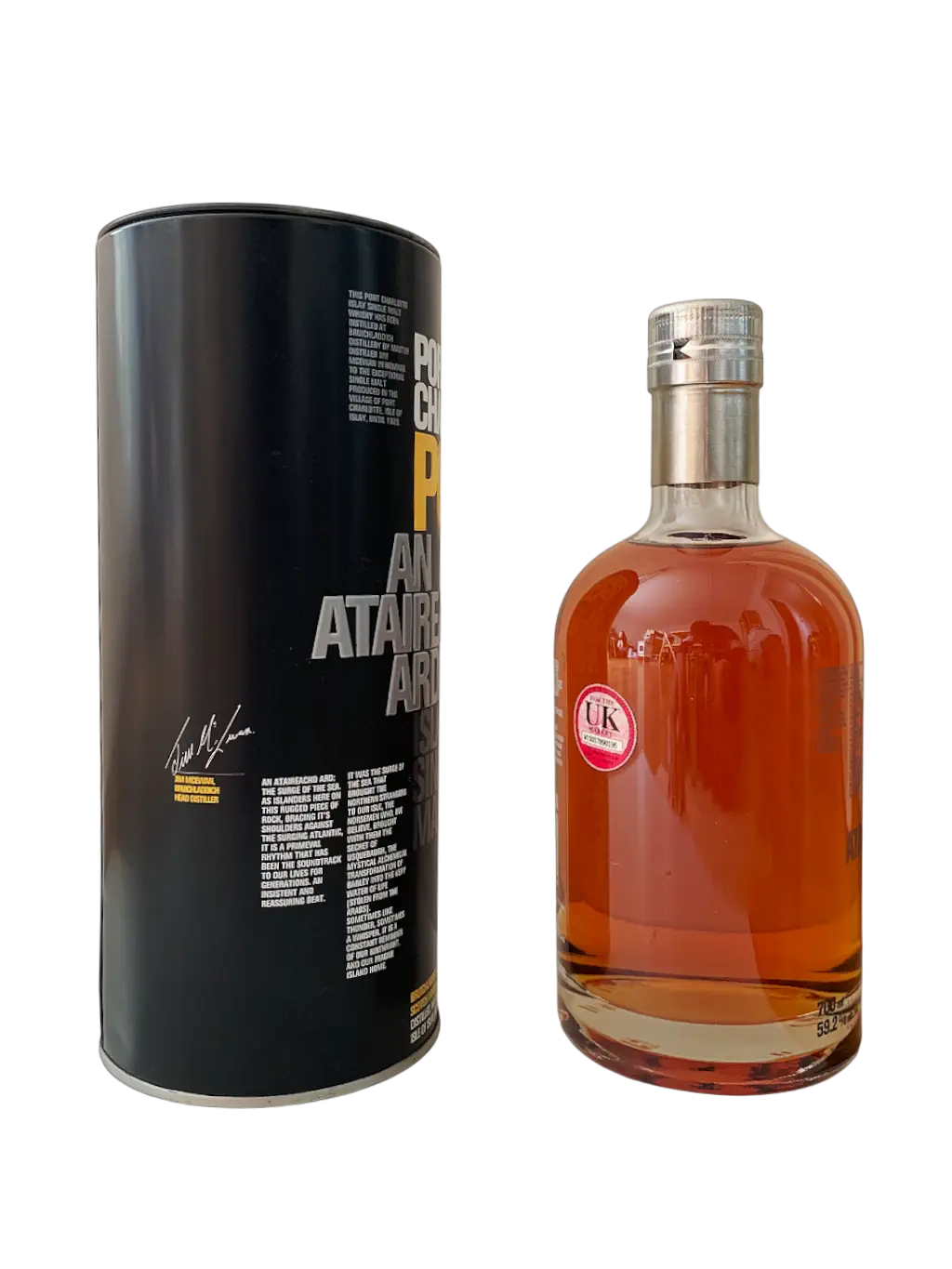 Port charlotte Islay single malt Scotch whisky PC9 An Ataireached