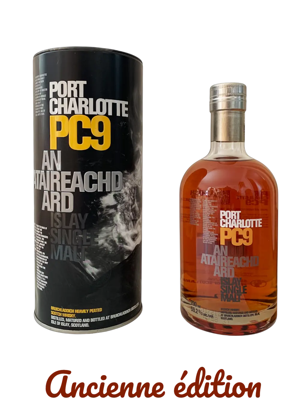 Port charlotte Islay single malt Scotch whisky PC9 An Ataireached