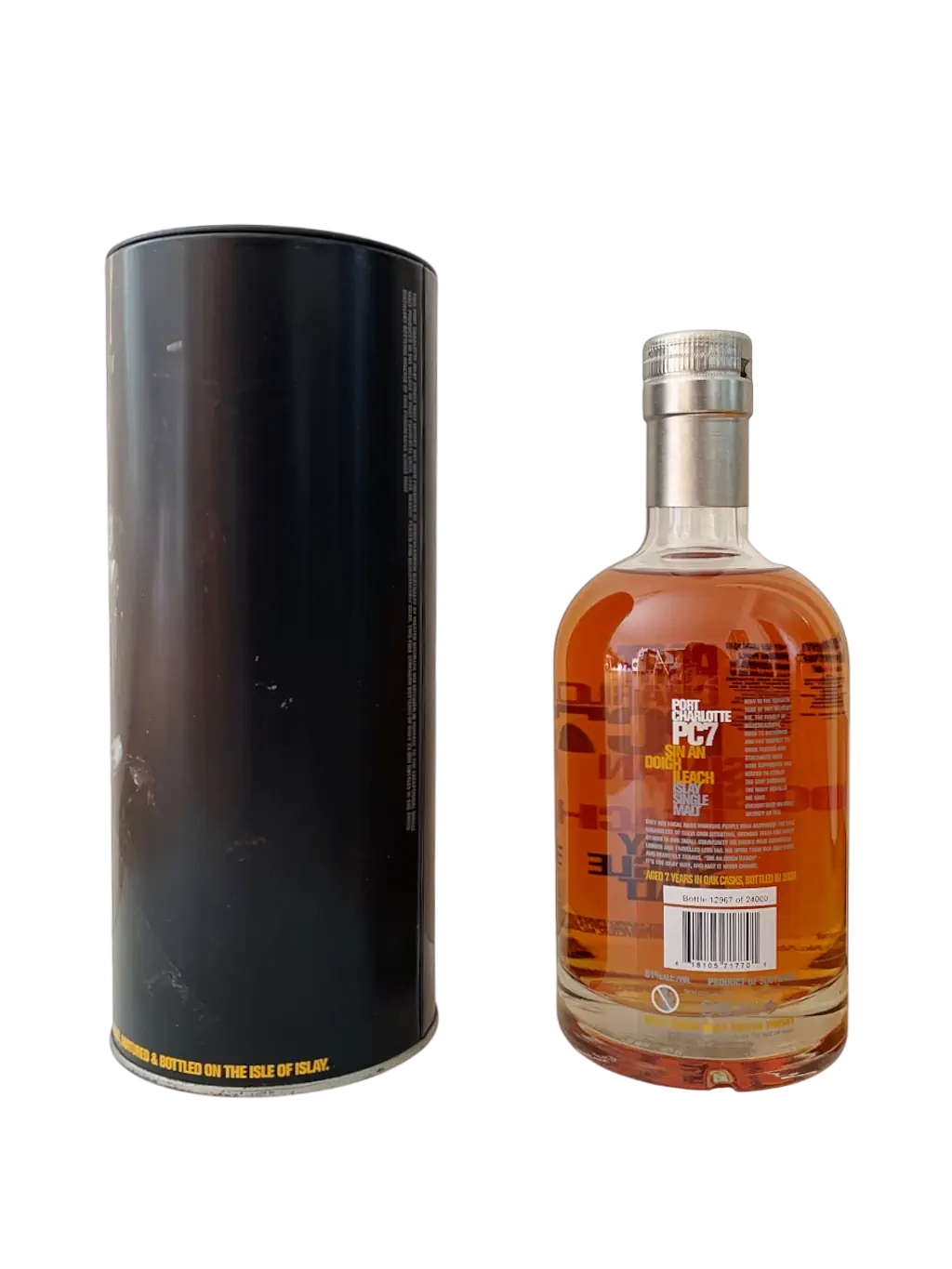 Port Charlotte PC7 Sin An Doigh Ileach Islay single malt whisky 2008