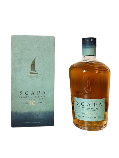 Scapa Orkney single malt Scotch whisky aged 10 years small batch