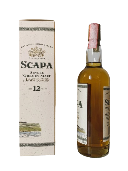 Orcadian single malt Scapa single Orkney Malt Scotch whisky aged 12 years