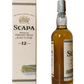 Orcadian single malt Scapa single Orkney Malt Scotch whisky aged 12 years