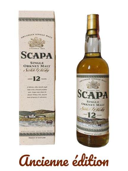 Orcadian single malt Scapa single Orkney Malt Scotch whisky aged 12 years