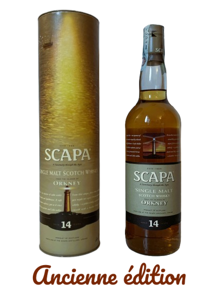 Scapa single malt Scotch whisky from the islands of Orkey aged 14 years