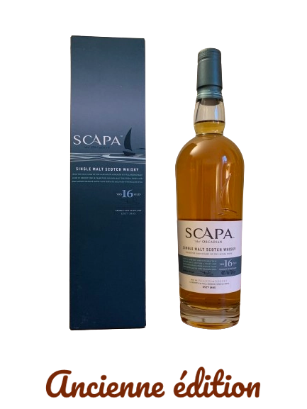 Scapa Single malt Scotch whisky 16 years old from the islands of Orkney