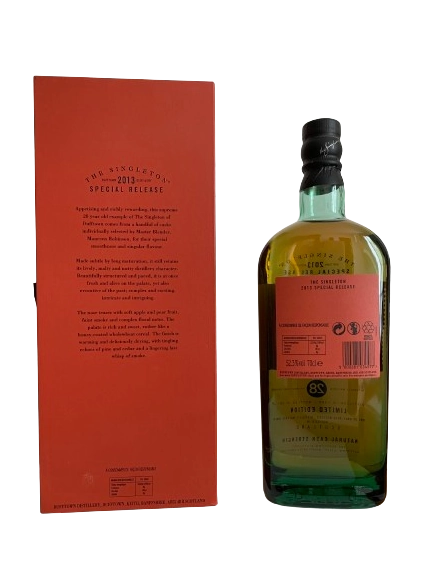 The Singleton of Dufftown single malt Scotch whisky 28 ans Special Release 2013 Limited Edition distilled in 1985