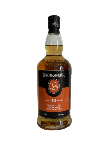 Whisky Springbank aged 10 years Campbeltown Single Malt Scotch Whisky