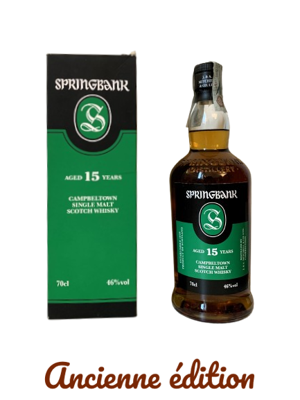 Springbank aged 15 years Campbeltown single malt Scotch whisky 2018