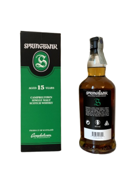 Springbank aged 15 years Campbeltown single malt Scotch whisky 2018