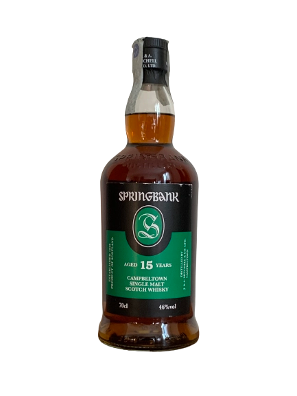 Whisky Springbank aged 15 years Campbeltown single malt 