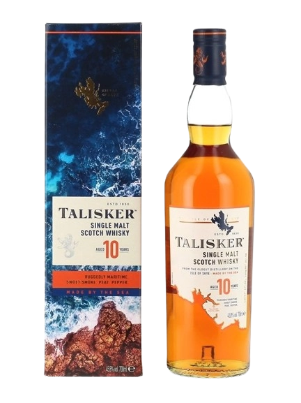 Talisker single malt Scotch whisky aged 10 years