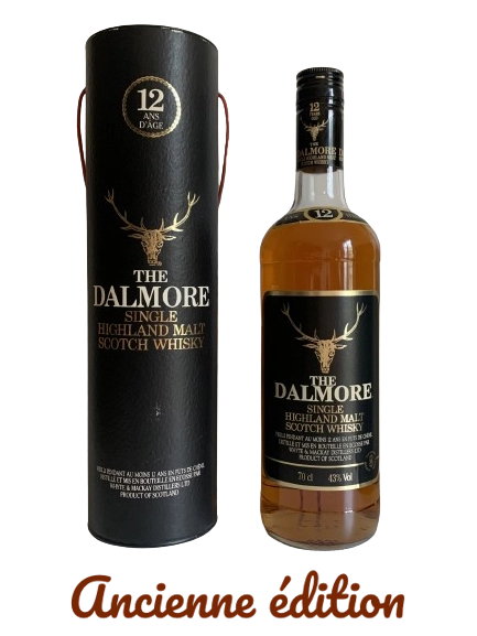 The Dalmore 12 ans d'âge Single Highland malt Scotch whisky importé et distribué par Champagne Lanson Père et fils