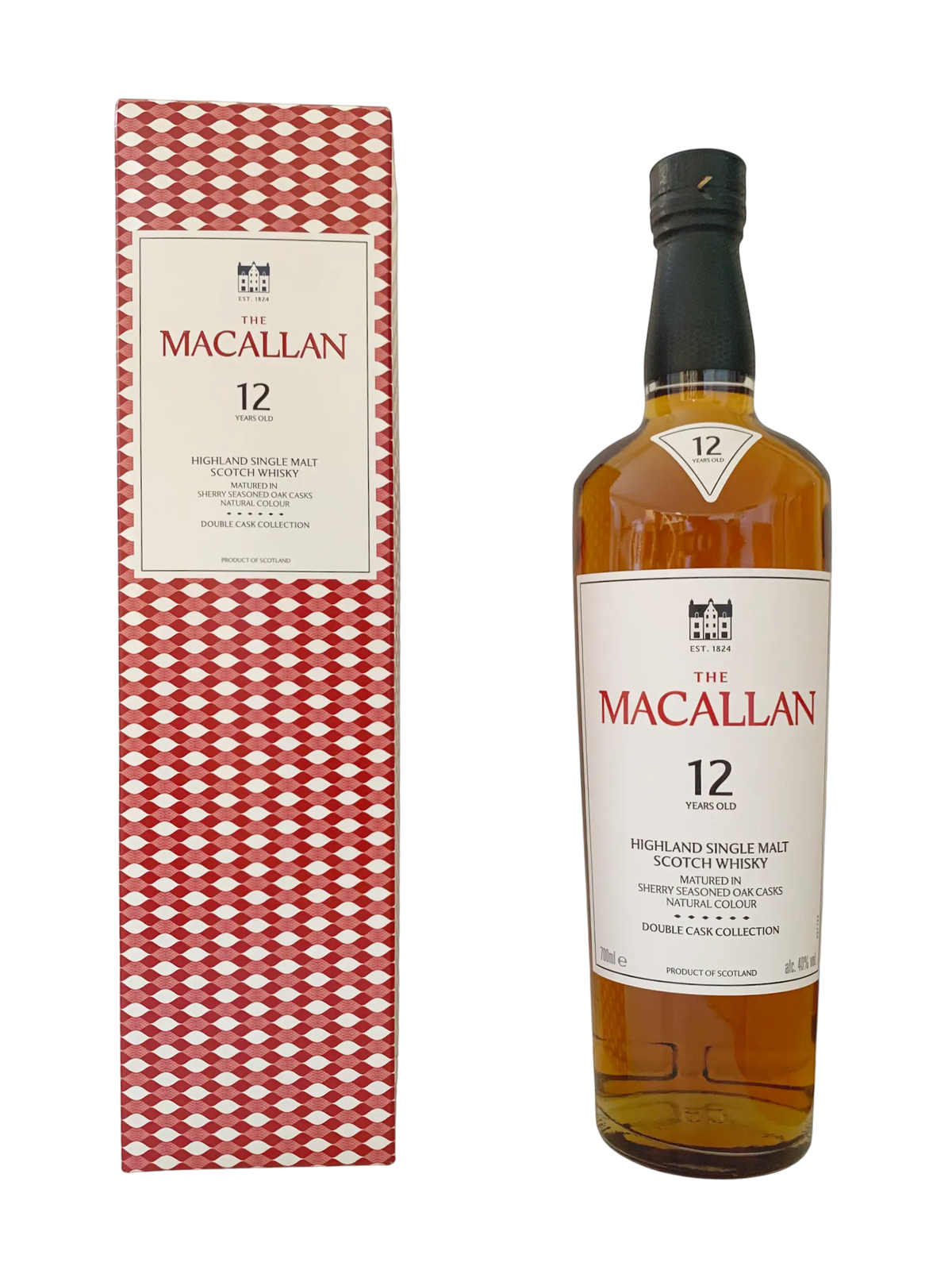 The Macallan 12 years old Double Cask Collection Highland single malt Scotch whisky matured in sherry seasoned oak casks